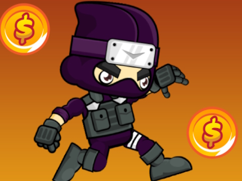 นินจาหลบหนี 2d  เกมออนไลน์