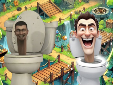 Skibidi ห้องน้ำข้ามถนน  เกมออนไลน์