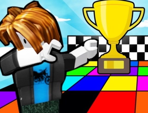 การแข่งขันสี obby  เกมออนไลน์