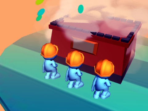 Brick Rush 3d  เกมออนไลน์