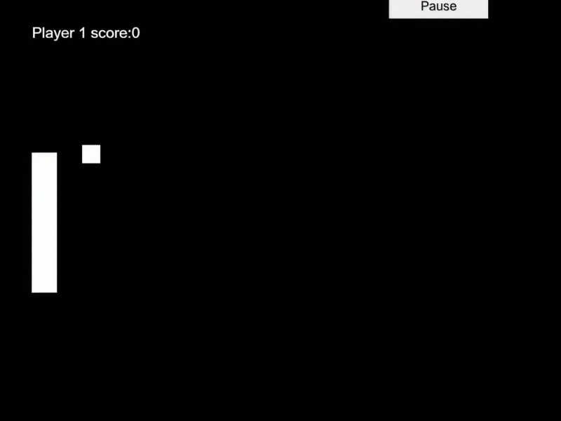 PONG แบบคลาสสิกง่ายๆ  เกมออนไลน์