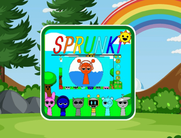 สมุดระบายสี Sprunki  เกมออนไลน์