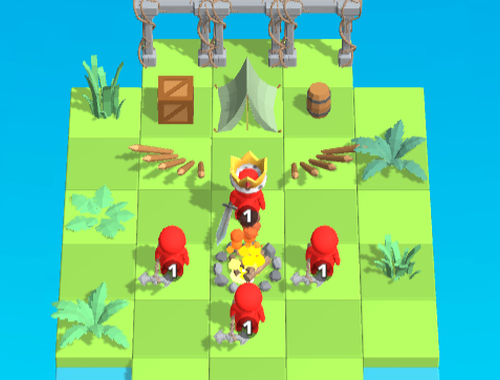 การต่อสู้เซลล์ Castle Wars  เกมออนไลน์