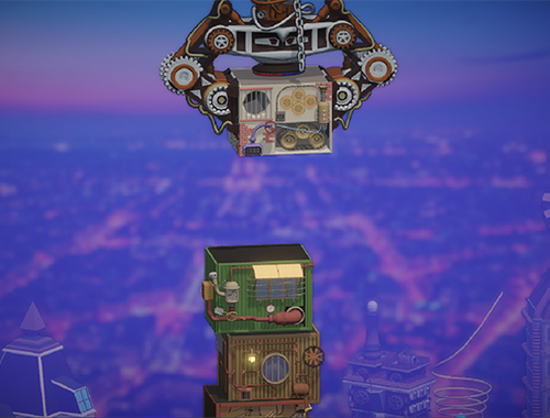 ผู้สร้างหอคอย Steampunk  เกมออนไลน์