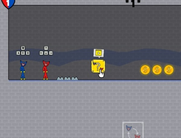 Stickman Huggy Party Duo  เกมออนไลน์