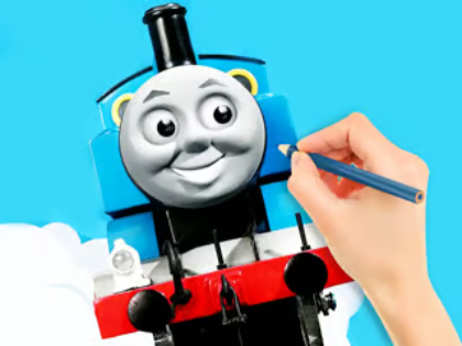 สมุดระบายสี: Thomas & Friends  เกมออนไลน์