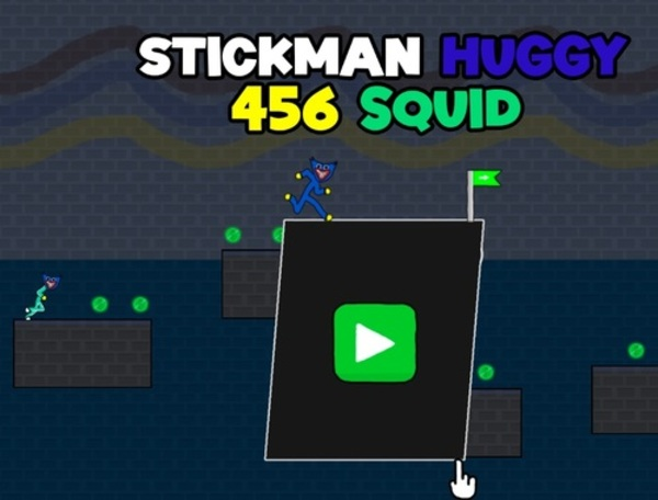 Stickman Huggy 456 Squid  เกมออนไลน์