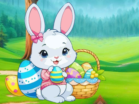 Easter Bunny Jungle Escape  เกมออนไลน์