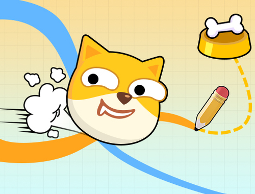 Doge Rush วาดปริศนากลับบ้าน  เกมออนไลน์