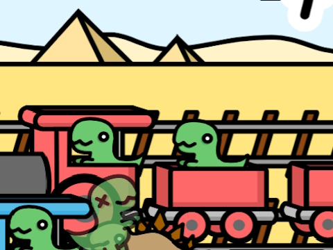 รถไฟ Dino  เกมออนไลน์