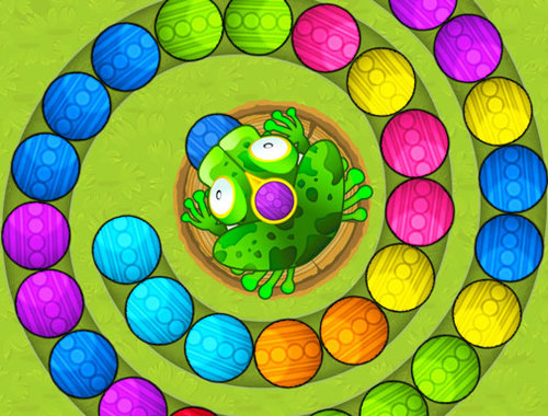 การผจญภัยหินอ่อน Frogtastic  เกมออนไลน์