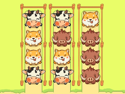 ปริศนาเกมน่ารักของสัตว์  เกมออนไลน์