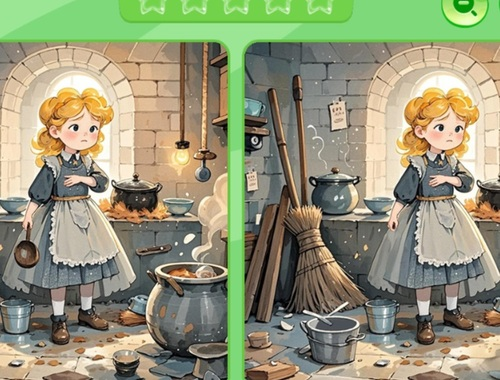 ค้นหาความแตกต่าง: Cinderella  เกมออนไลน์