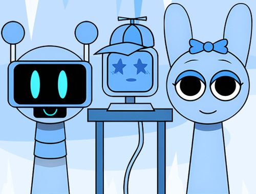 Huggy Mix Sprunki Music Box  เกมออนไลน์