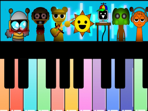 Sprunki Piano Explorer  เกมออนไลน์