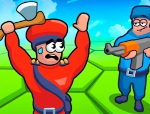 กระเบื้อง Hex World Red Vs Blue  เกมออนไลน์