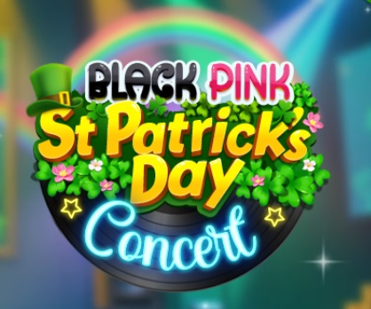 สีชมพูดำเซนต์ คอนเสิร์ต Patricks Day  เกมออนไลน์