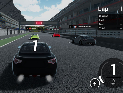 ตัวจำลองการแข่ง GT จริง  เกมออนไลน์
