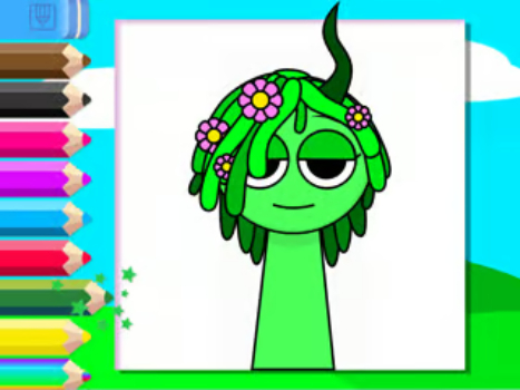 สมุดระบายสี: Sprunki Incredibox vineria  เกมออนไลน์