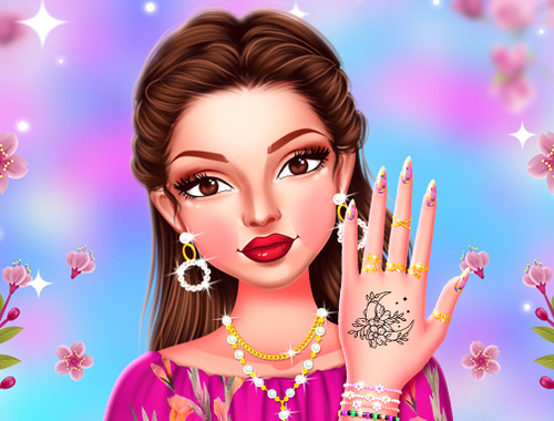 การออกแบบทำเล็บในฤดูใบไม้ผลิที่มีชื่อเสียง  เกมออนไลน์