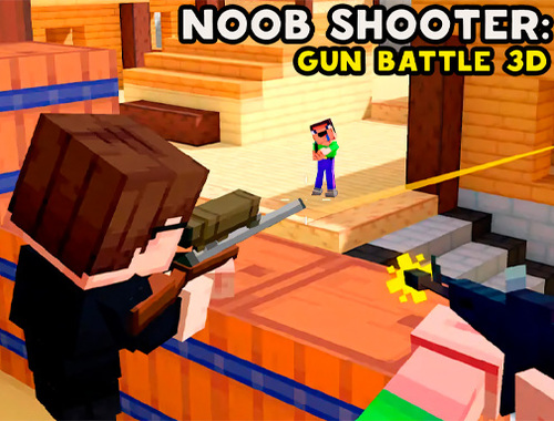 Noob Shooter: Gun Battle 3D  เกมออนไลน์