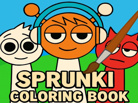 สมุดระบายสี Sprunki  เกมออนไลน์