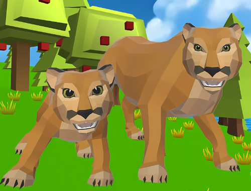 Cougar Simulator: Big Cats  เกมออนไลน์