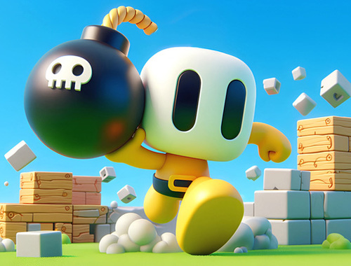 บอมามัน 3D  เกมออนไลน์