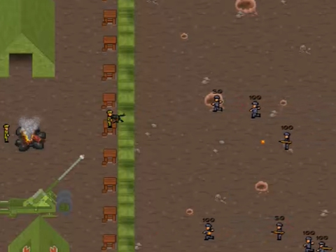 การป้องกันแนวหน้า WW2  เกมออนไลน์