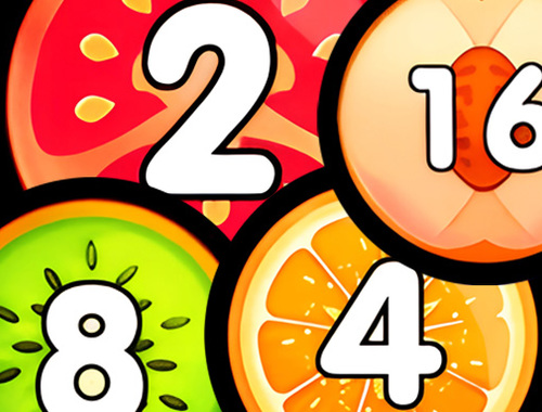 Merge Balls Shooter 2048 Connect Fruits  เกมออนไลน์