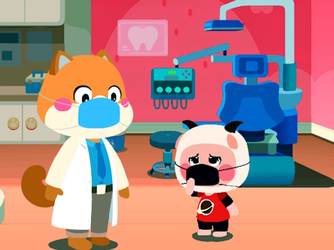 การดูแลทันตแพทย์แพนด้าทารก  เกมออนไลน์
