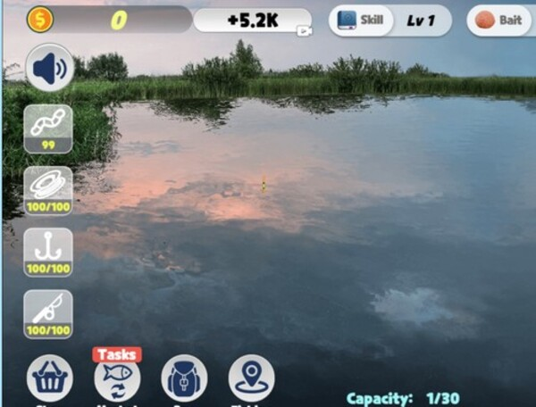 การตกปลาบารอนตกปลาจริง  เกมออนไลน์