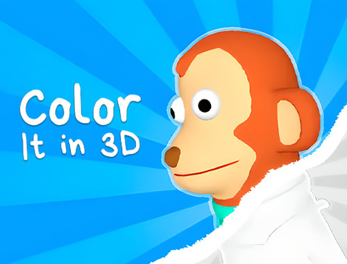 ระบายสีในรูปแบบ 3 มิติ  เกมออนไลน์