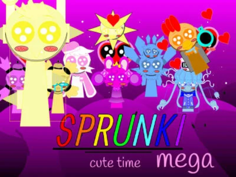 Sprunki น่ารักเวลาเมก้า !!!  เกมออนไลน์
