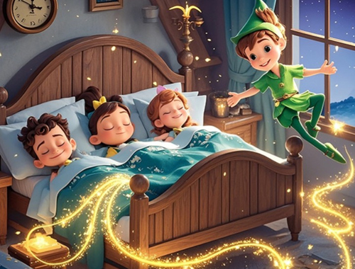 ค้นหาความแตกต่าง: Peter Pan  เกมออนไลน์