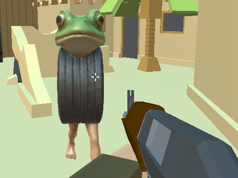 สัตว์สมองอิตาลีโจมตี 3D  เกมออนไลน์
