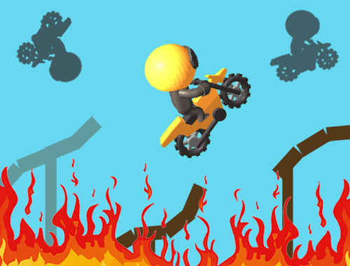 การทดลอง Moto Rush  เกมออนไลน์