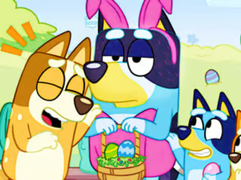 จิ๊กซอว์ปริศนา: Bluey Easter Dress Up  เกมออนไลน์