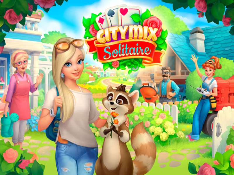 ซอลิแทร์เมืองผสม เกมออนไลน์