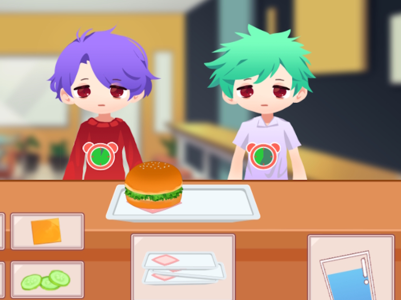 ร้านอาหาร Rush Burger เกมออนไลน์