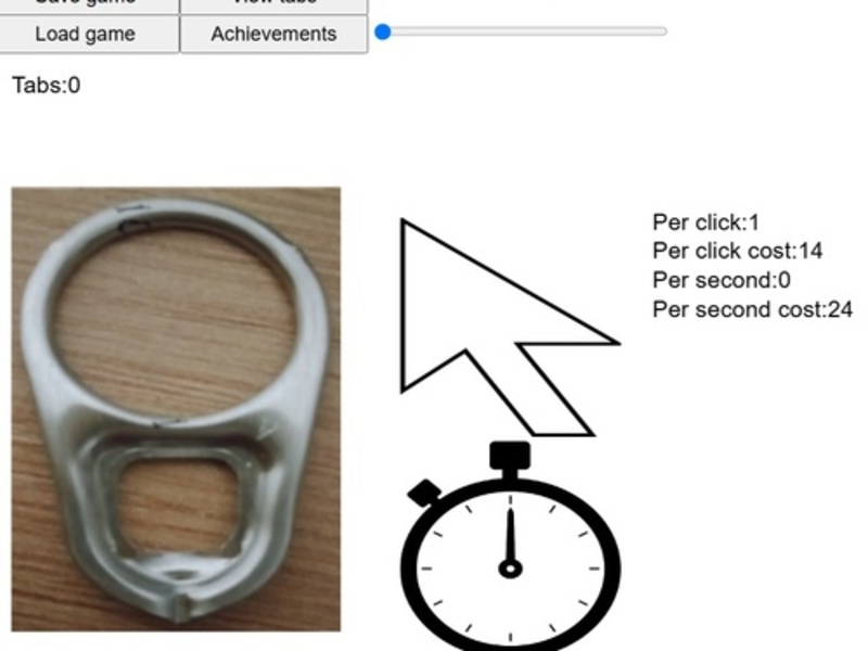 แท็บ clicker เกมออนไลน์