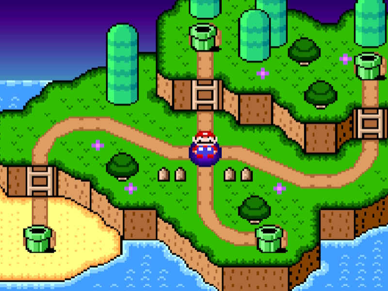ตำนาน Super Mario World of the Four Keys เกมออนไลน์