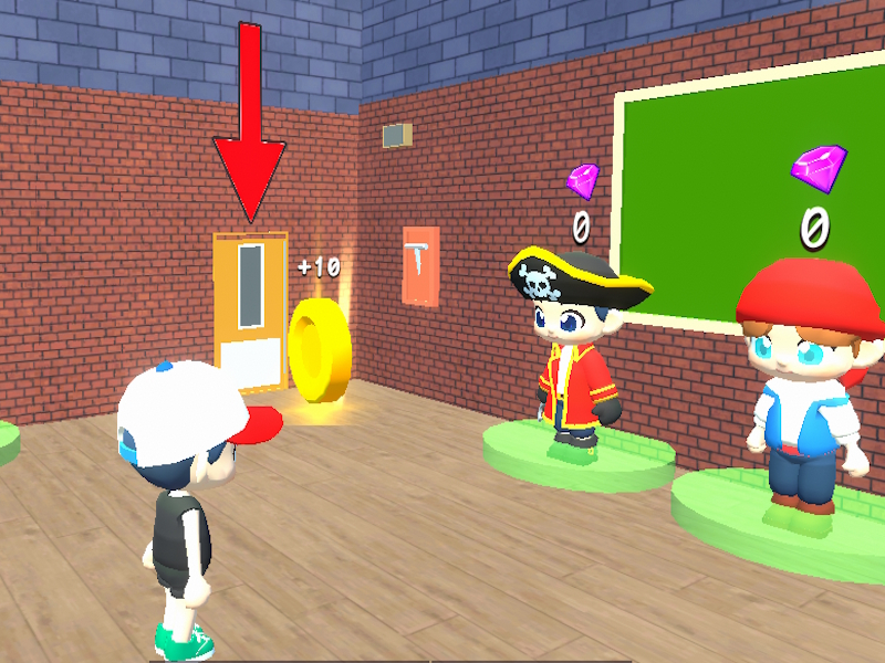 โรงเรียนหลบหนี obby เกมออนไลน์