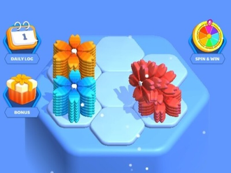 ปริศนา hexa ดอกไม้ เกมออนไลน์