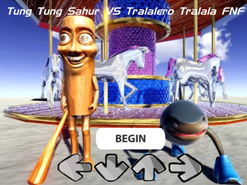 Tung Tung Sahur vs Tralalero Tralala FNF เกมออนไลน์