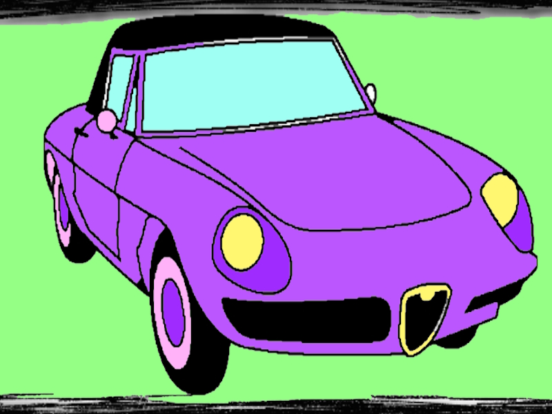 การระบายสี Alfa Romeo เกมออนไลน์