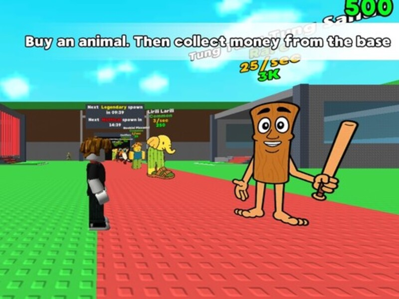Roblox: ขโมย brainrot เกมออนไลน์