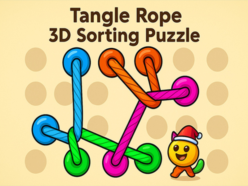 Hazel Tangle Rope 3D: การเรียงลำดับปริศนา เกมออนไลน์