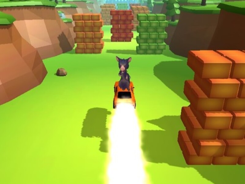Ratomilton Flying Car Race เกมออนไลน์