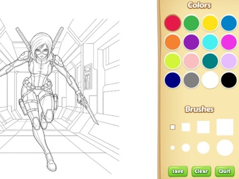 สมุดระบายสีชั่วร้ายสำหรับเด็ก เกมออนไลน์